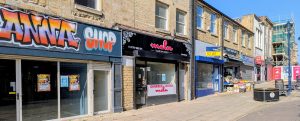 empty shops fronts